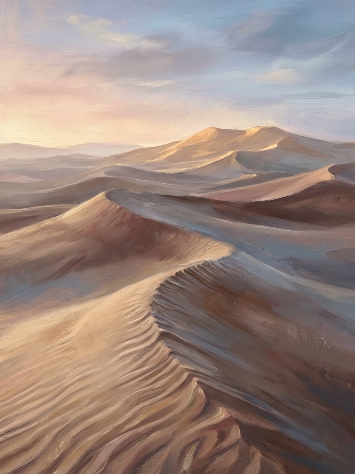 Desert Dunes at Dawn